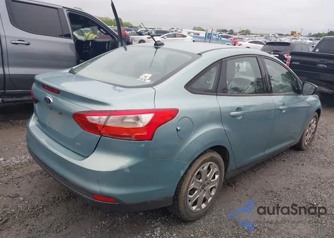 2012 Ford Focus Se from USA, damaged, VIN 1FAHP3F28CL287654